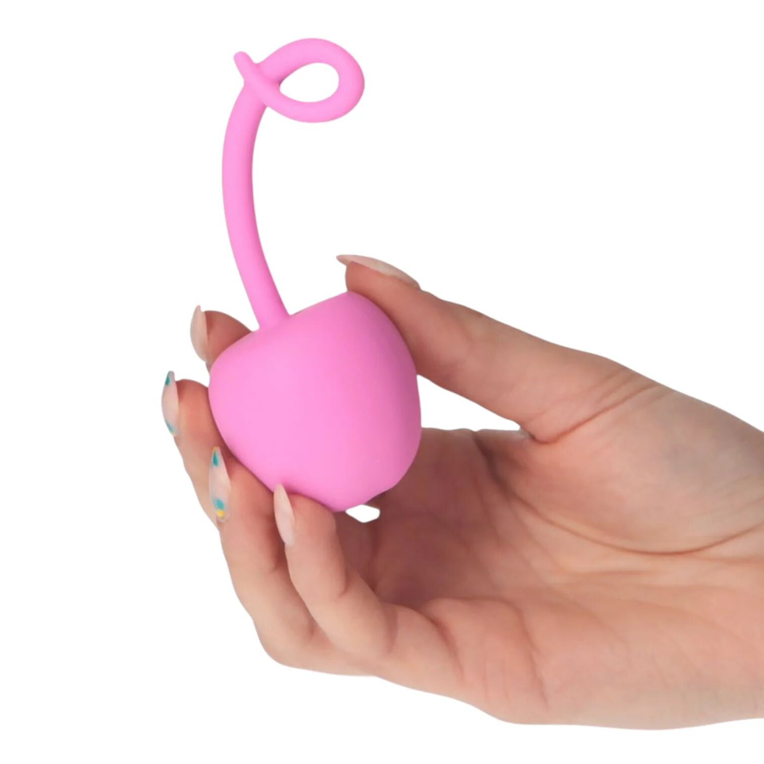 TOYZ4LOVERS Jucărie erotică My Secret Cherry Pink în formă de cireașă utilizare vaginală sau anală din silicon roz