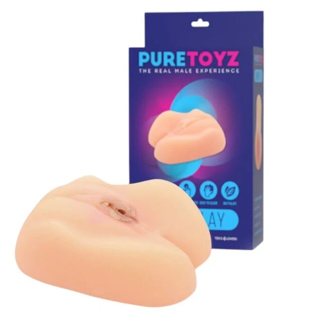 TOYZ4LOVERS Masturbator realist Pure Toys - Ada’s Play simulare vaginală și anală realistă din TPR culoarea pielii
