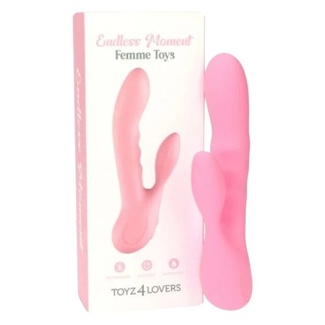 TOYZ4LOVERS Vibrator - EndlessMoment Femme Toys ideal pentru a stimula clitorisul si vaginul roz