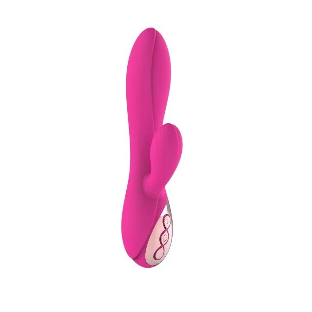TOYZ4LOVERS Vibrator rabbit Elegance Restless Boy pentru clitoris și punctul G cu vibrații multiple 18.5 cm roz