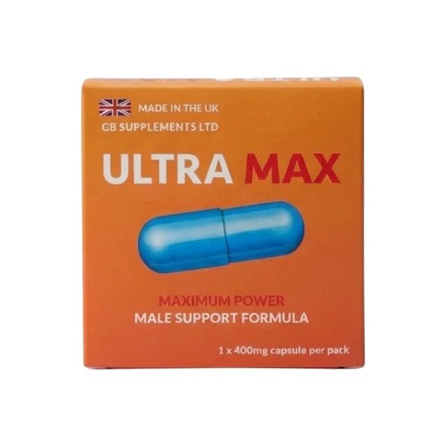 ULTRA BLUE Capsulă pentru bărbați Ultra Max pentru potență erecții și creșterea apetitului sexual 1 capsulă