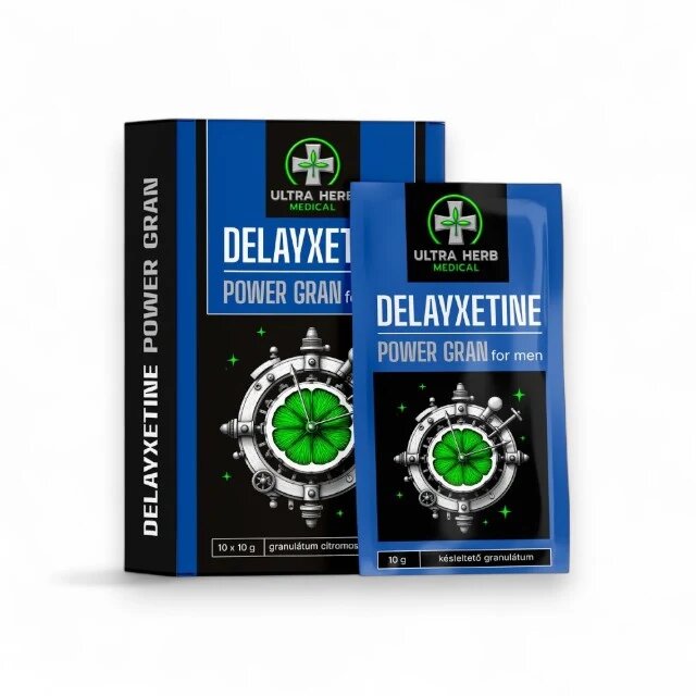 ULTRA HERB Granule afrodisiace MEDICAL Delayxetine Power Gran pentru întârzierea ejaculării aromă tuttti-frutti 7 plicuri