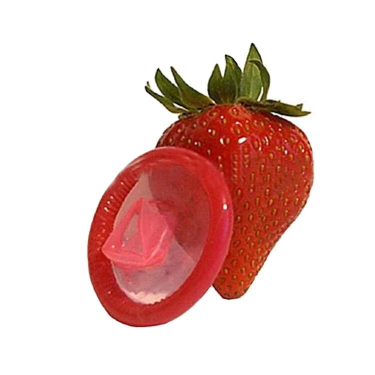 Unilatex Prezervative profesionale Red aroma de capsuni 54 mm 144 buc