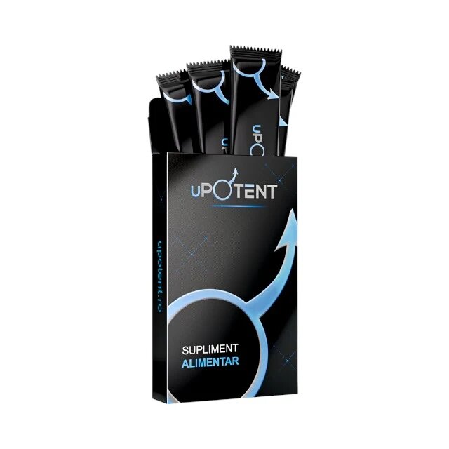 UPOTENT Supliment alimentar cu miere ajută la susținerea potenței și erecției cu Tribulus Terrestris 5 plicuri x 10 g