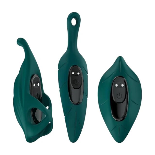 URBAN SKY Vibrator clitoris Female Vibrator and Sleeves Set cu 3 huse detașabile 9 funcții de vibrație rezistent la apă negru cu verde