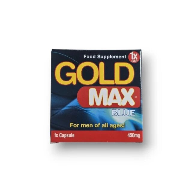 VITALITY Capsule GOLD MAX Blue pentru libido masculin și susținerea erecțiilor 1 bucată
