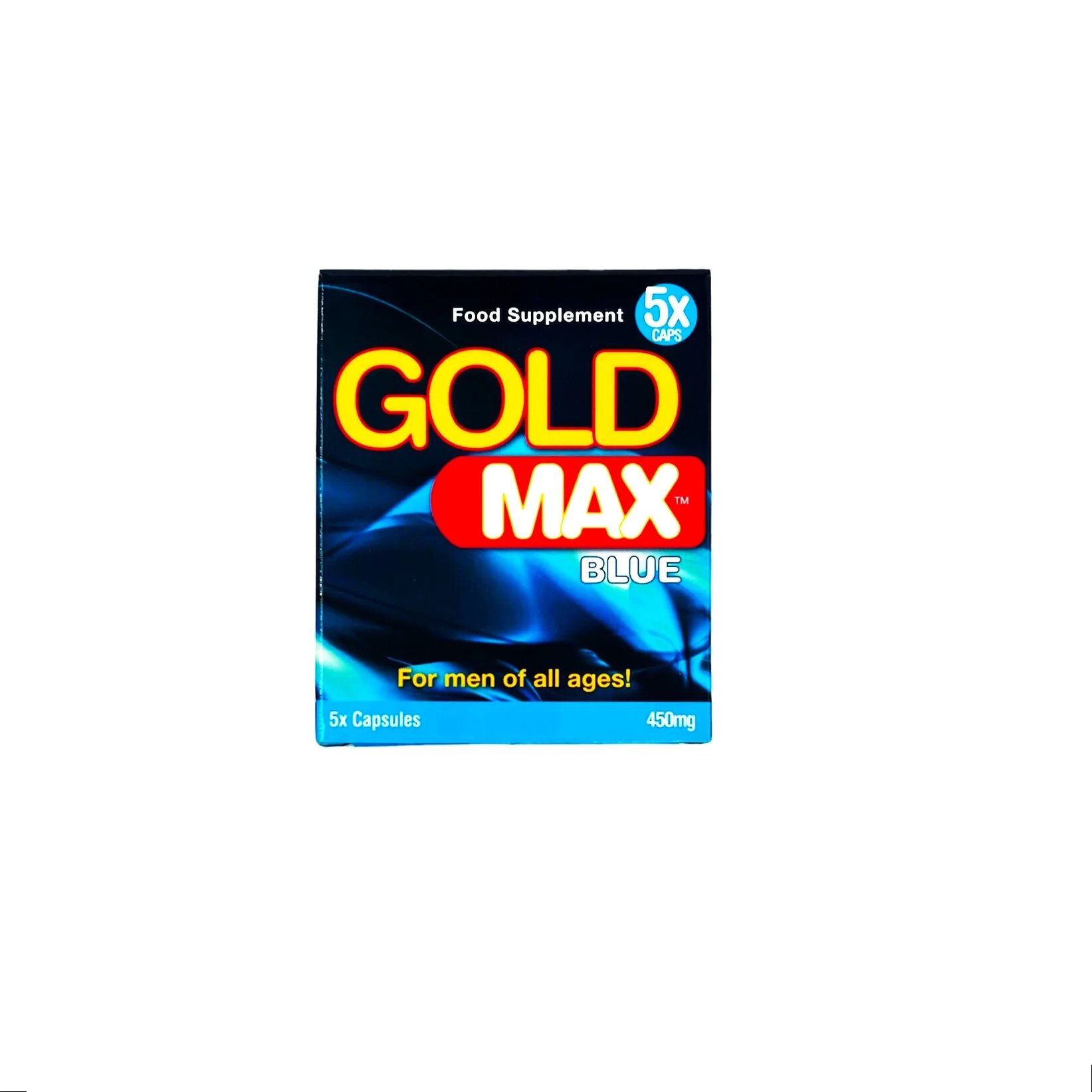 VITALITY Capsule Gold MAX Blue pentru potenta erectii puternice si stimularea libidoului barbatilor 5 buc