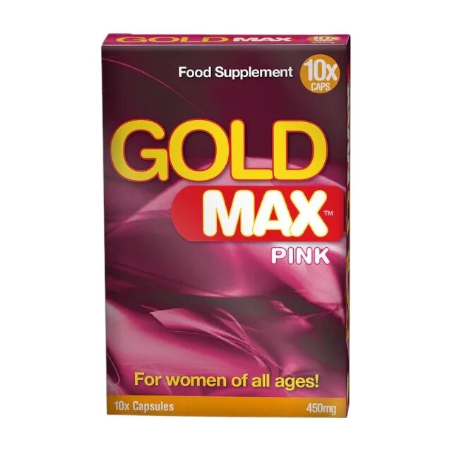 VITALITY Capsule Gold Max Pink - Premium pentru cresterea libidoului femeilor si orgasm intens 10 buc