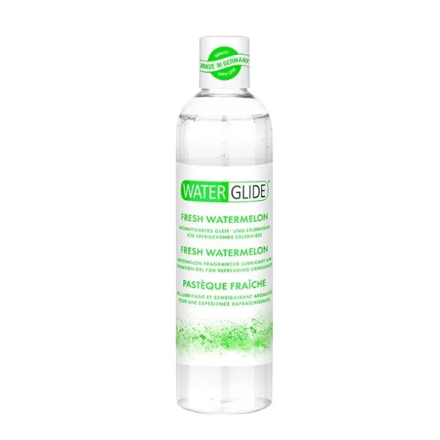 WATERGLIDE Lubrifiant gel aroma de pepene foarte alunecos pe baza de apa 300 ml