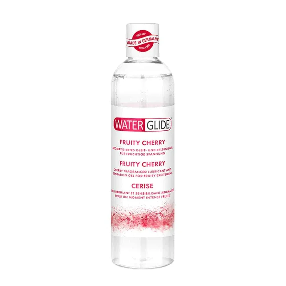 WATERGLIDE Lubrifiant gel Fruity Cherry aroma de cirese foarte alunecos pe baza de apa 300 ml