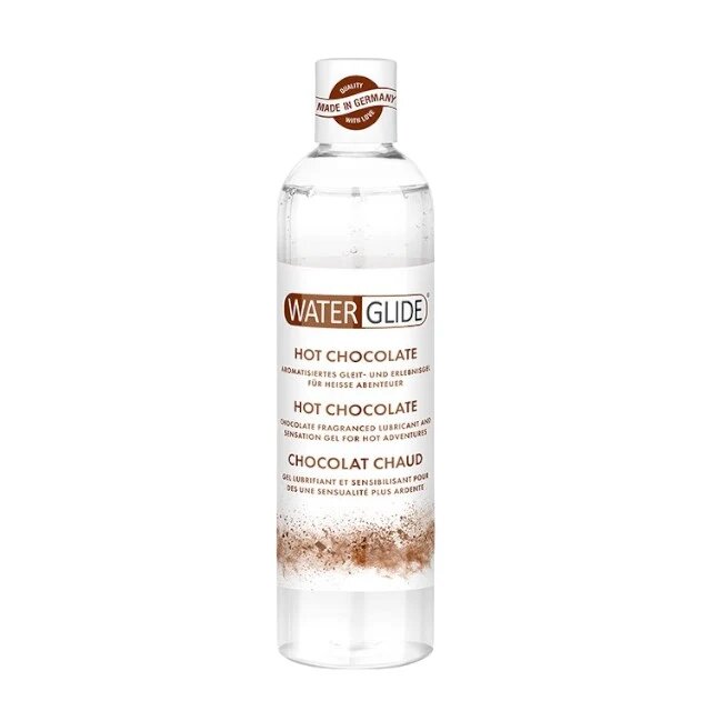 WATERGLIDE Lubrifiant gel - Hot Chocolate cu aroma de ciocolata calda foarte alunecos pe baza de apa 300 ml