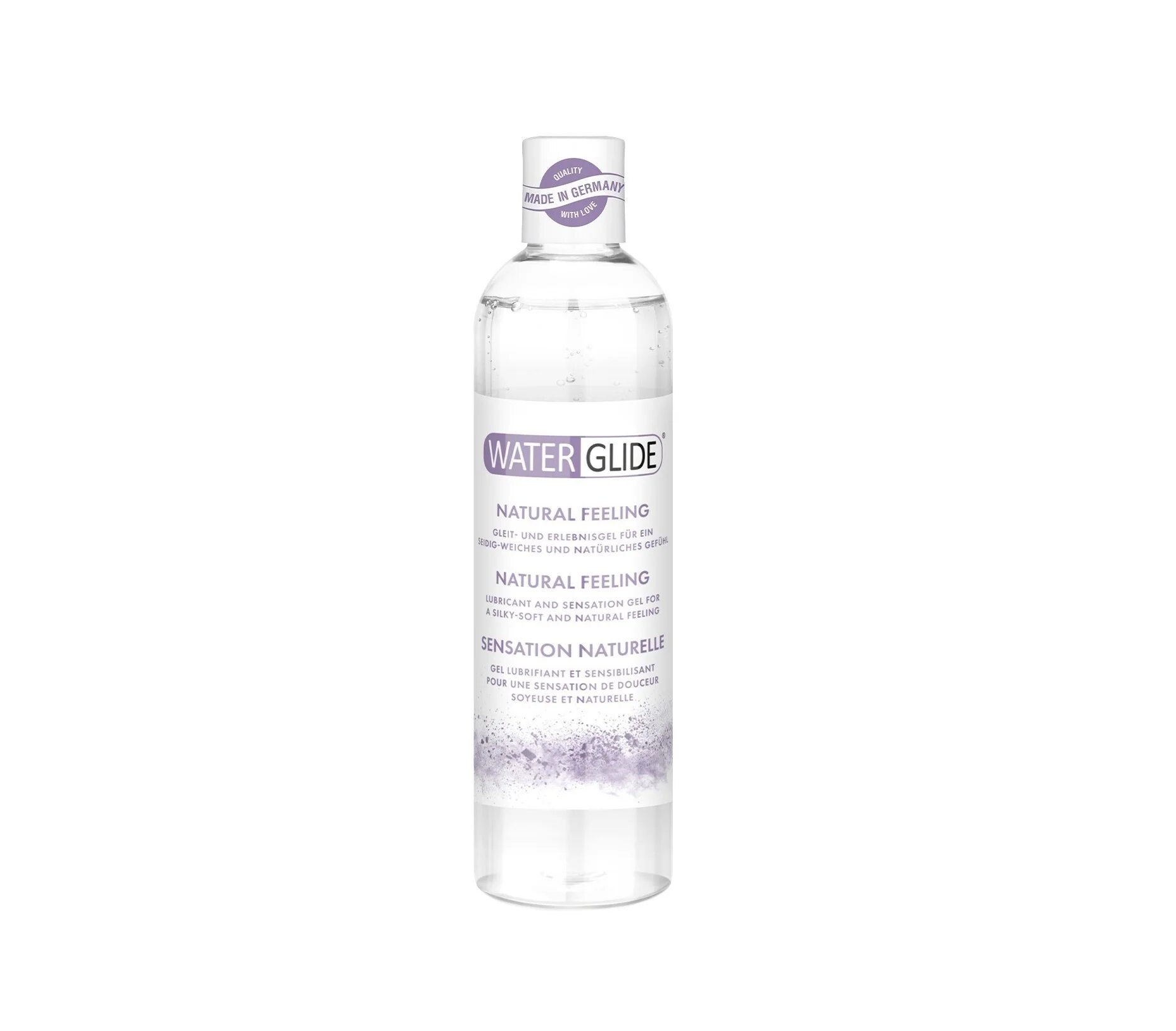 WATERGLIDE Lubrifiant Natural Feeling pe bază de apă testat dermatologic compatibil cu prezervative și jucării erotice 300 ml