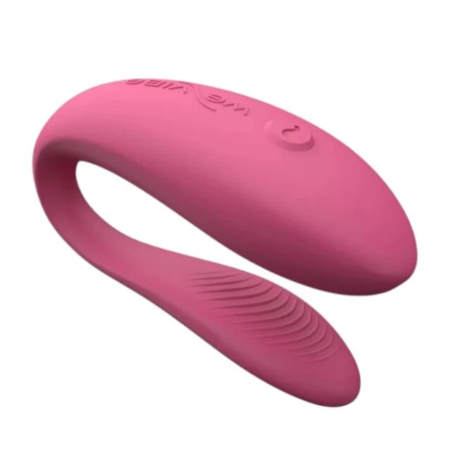 WE-VIBE Stimulator - SYNC LITE control prin aplicatie pentru stimularea punctului G clitorisul si penisul in timpul penetrarii 9 cm culoarea roz
