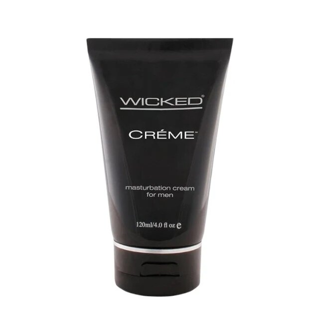 WICKED SENSUAL CARE Cremă WICKED CRÉME Masturbation Cream For Men lubrifiant intim pentru masturbare pe bază de ulei 120 ml