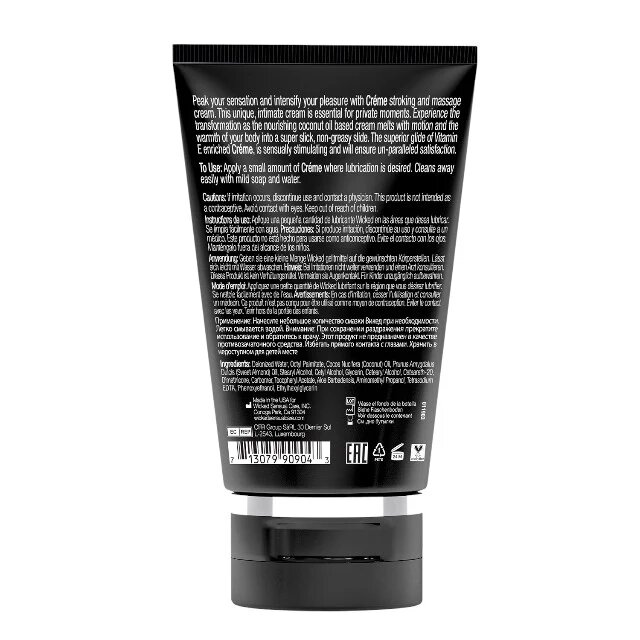 WICKED SENSUAL CARE Cremă WICKED CRÉME Masturbation Cream For Men lubrifiant intim pentru masturbare pe bază de ulei 120 ml