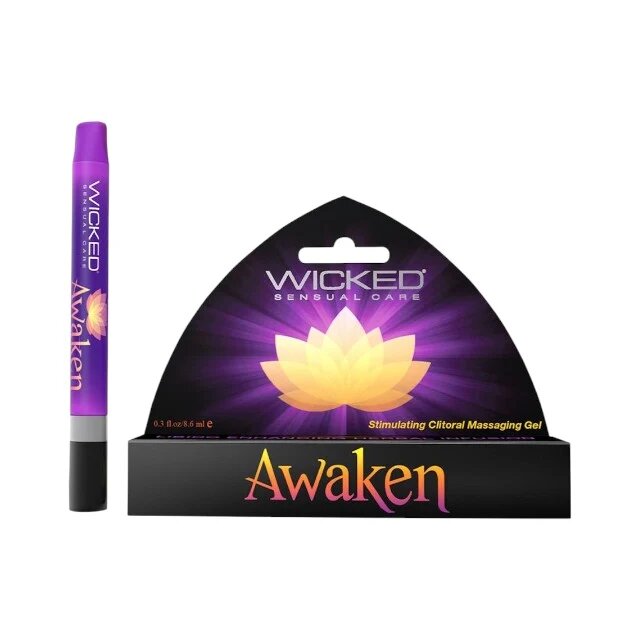 WICKED SENSUAL CARE Gel WICKED Awaken Clitoral Massaging Gel pentru stimulare clitoris și creștere libido formulă vegană fără parabeni 8.6 ml