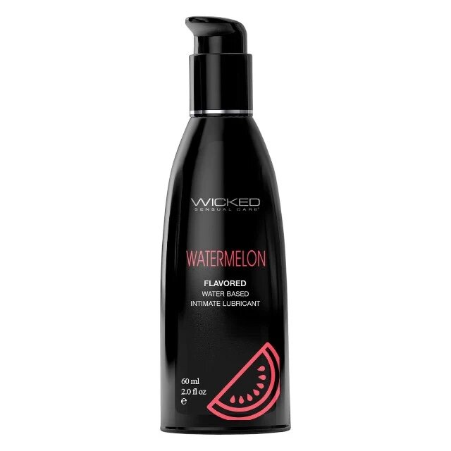 WICKED SENSUAL CARE Lubrifiant cu aromă WICKED Watermelon formulă inovatoare pe bază de apă efect de durată aromă de pepene roșu 60 ml
