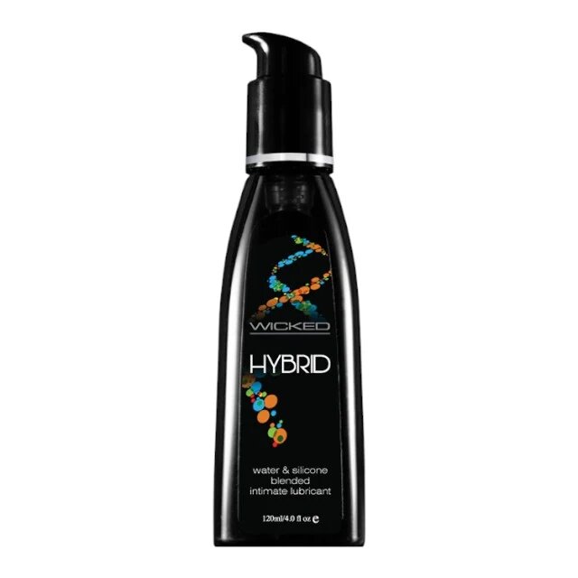 WICKED SENSUAL CARE Lubrifiant hibrid WICKED Hybrid formulă inovatoare pe bază de apă și silicon efect de durată fără parfum 120 ml