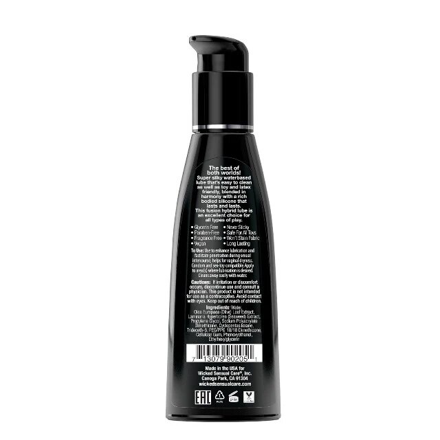 WICKED SENSUAL CARE Lubrifiant hibrid WICKED Hybrid formulă inovatoare pe bază de apă și silicon efect de durată fără parfum 120 ml