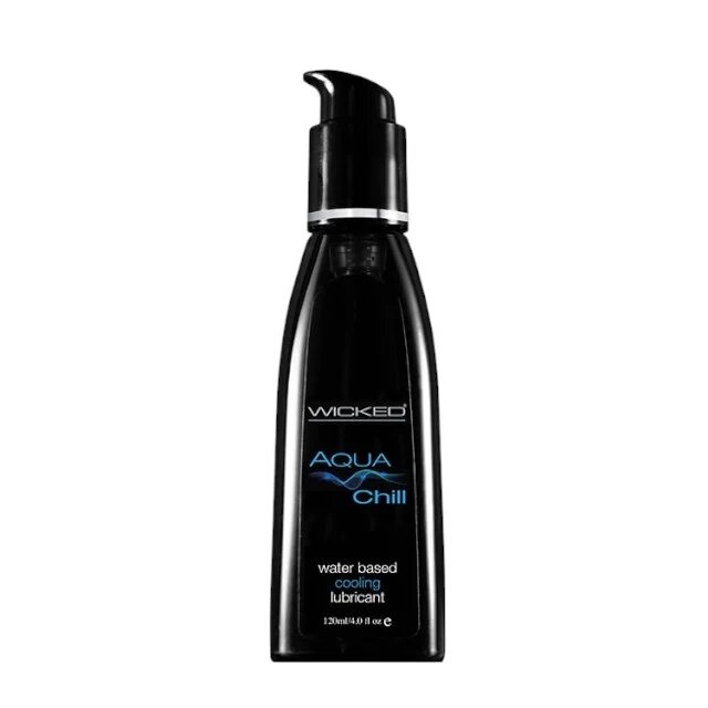 WICKED SENSUAL CARE Lubrifiant pe bază de apă WICKED Aqua Chill formulă inovatoare cu extract de frunză de măslin efect de răcire 120 ml