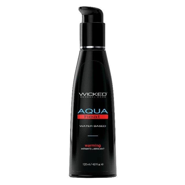 WICKED SENSUAL CARE Lubrifiant pe bază de apă WICKED Aqua Heat formulă inovatoare cu extract de frunză de măslin efect de încălzire 120 ml