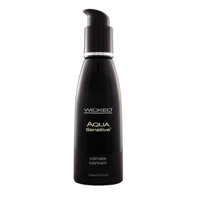 WICKED SENSUAL CARE Lubrifiant pe bază de apă WICKED Aqua Sensitive formulă inovatoare potrivită pentru pielea sensibilă 120 ml