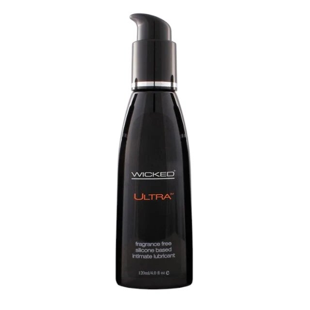 WICKED SENSUAL CARE Lubrifiant pe bază de silicon WICKED Ultra formulă premium cu efect de durată fără parfum fără parabeni 120 ml
