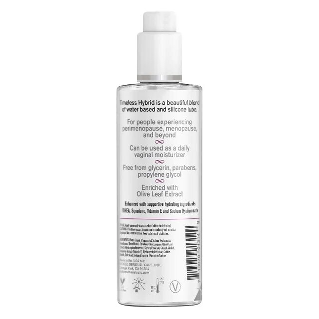 WICKED SENSUAL CARE Lubrifiant WICKED Simply Timeless Hybrid pe bază de apă și silicon formulă extra-hidratantă cu vitamina E și scualan 120 ml