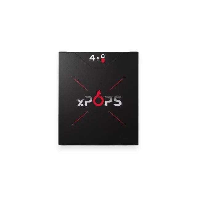 XPOPS Supliment alimentar sub formă de capsule ajută la susținerea potenței și erecției cu ghimbir și palmier pitic 4 buc