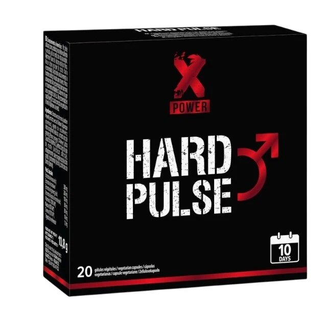 XPOWER Capsule Hard Pulse pentru rezistență sexuală crescută stimularea libidoului și îmbunătățirea performanței sexuale 20 buc