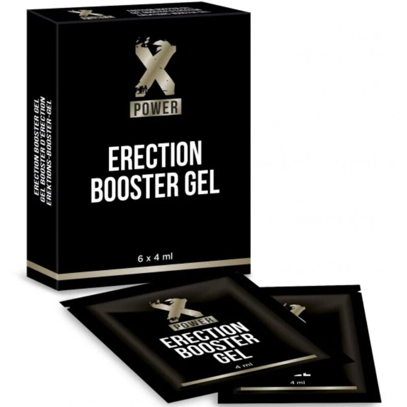 XPOWER Plicuri gel premium Erection Booster pentru erectii dure si ferme 6 buc