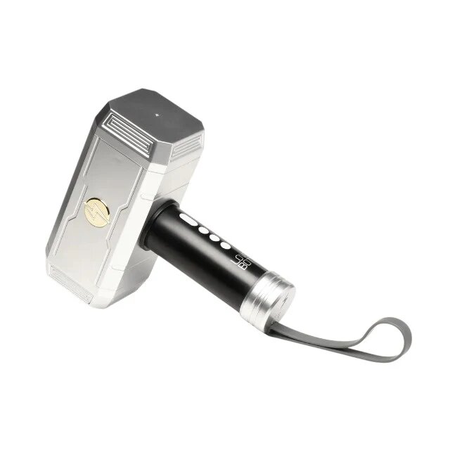 XR Brands Masturbator Thunder Stroker în formă de ciocanul lui Thor cu 5 funcții de aspirare 7 funcții de vibrație 3 viteze 23 cm