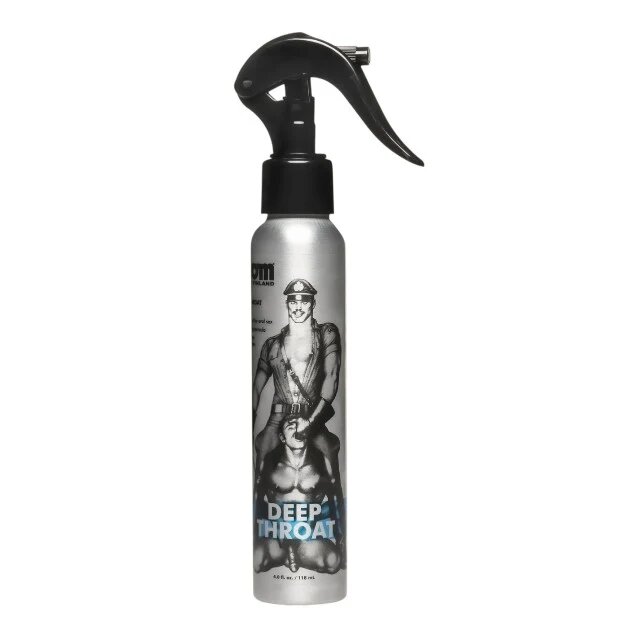 XR Brands Spray pentru sex oral adânc Tom of Finland fără gust și fără miros 118 ml