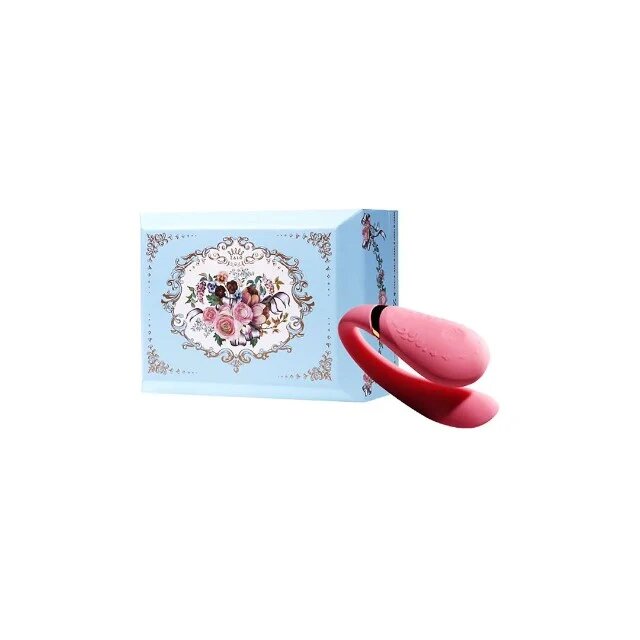 ZALO Aparat de masaj pentru cupluri FANFAN vibrator dublu cu control prin aplicație 8 funcții de vibrație culoare roz