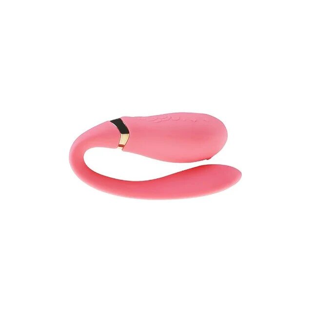 ZALO Aparat de masaj pentru cupluri FANFAN vibrator dublu cu control prin aplicație 8 funcții de vibrație culoare roz