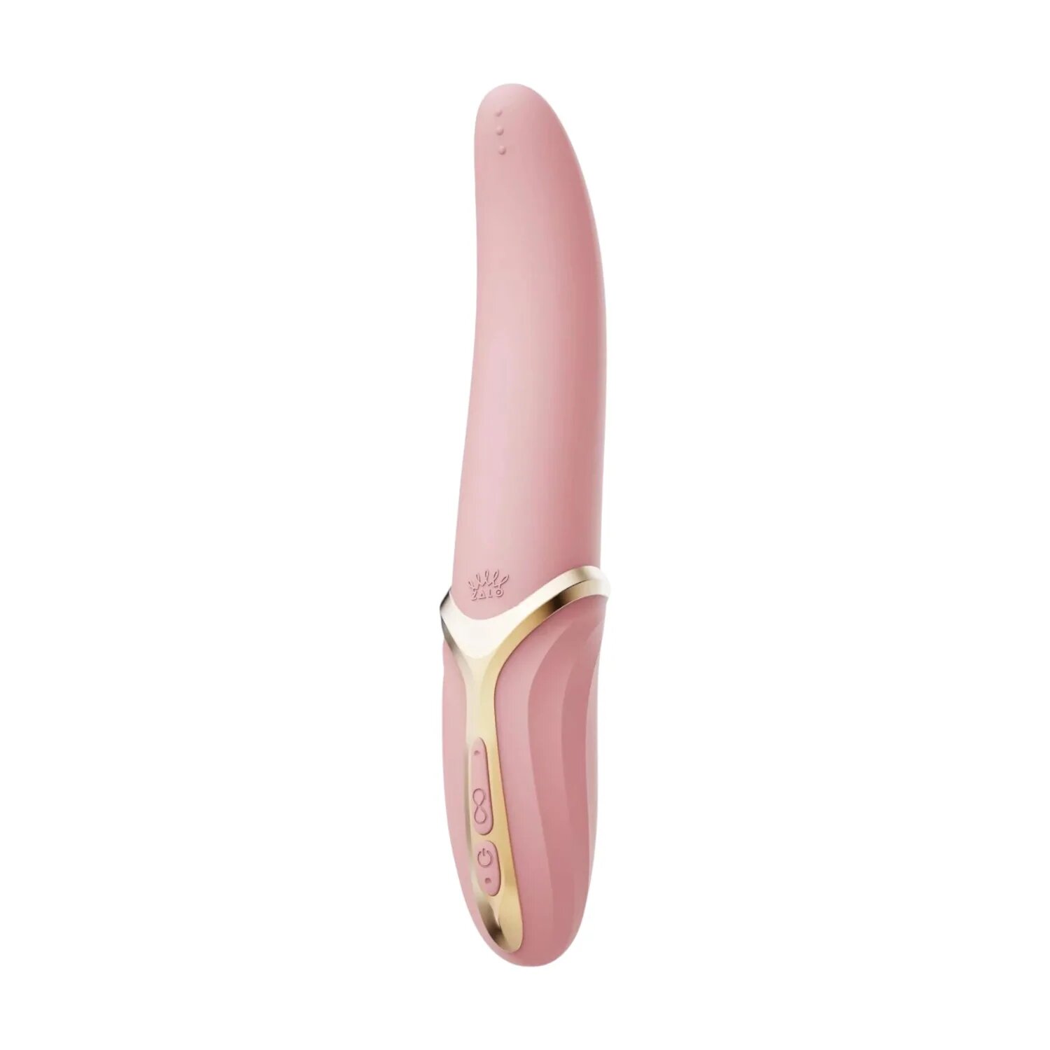 ZALO Vibrator EVE Oral Pleasure în formă de limbă cu funcție de încălzire 6 funcții de vibrație din silicon lichid lungime 22 cm roz