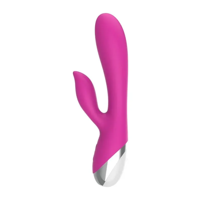 A-GUSTO Vibrator Vibe Pink rabbit roz USB cu 10 functii de