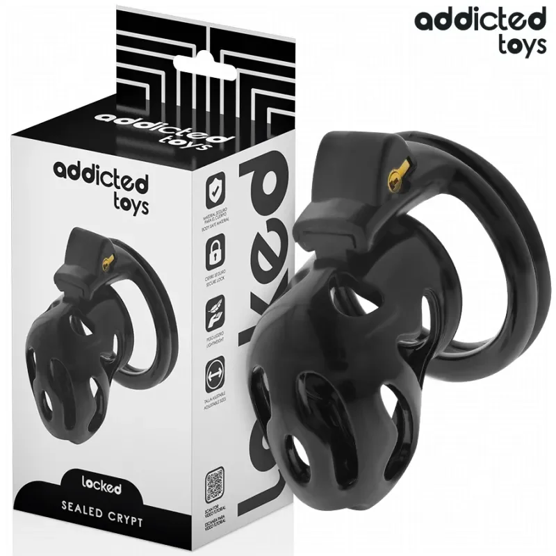 Addicted Toys Locked Dispozitiv castitate pentru penis Sealed Crypt 8 cm