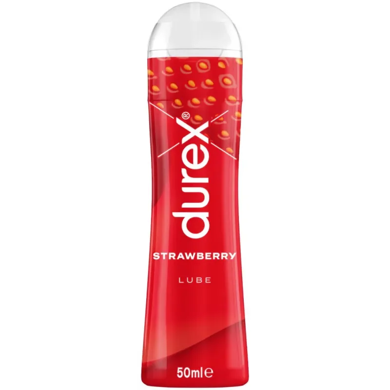 DUREX Lubrifiant Play Strawberry cu aroma de capsuni pe baza de