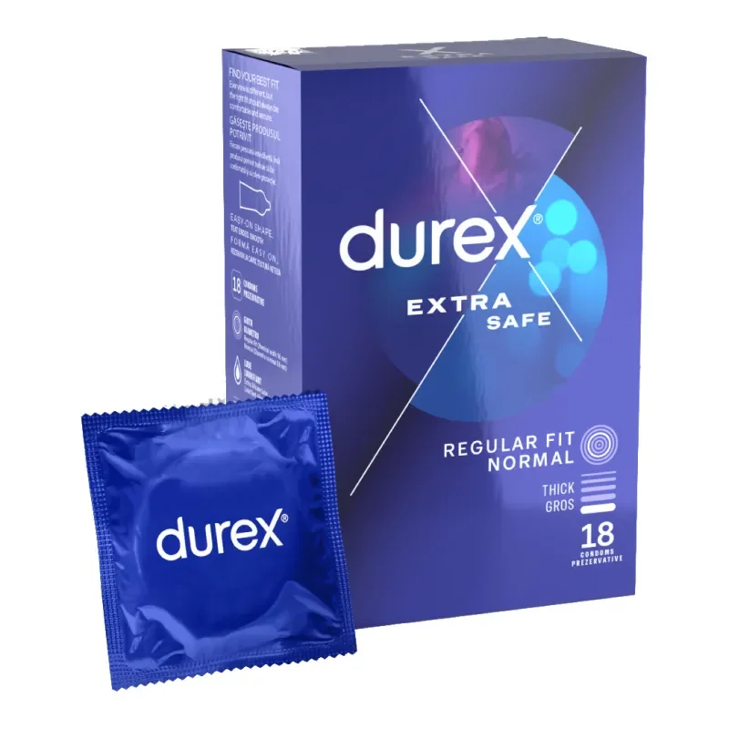 DUREX Prezervative clasice Originals Extra Safe lubrifiate si