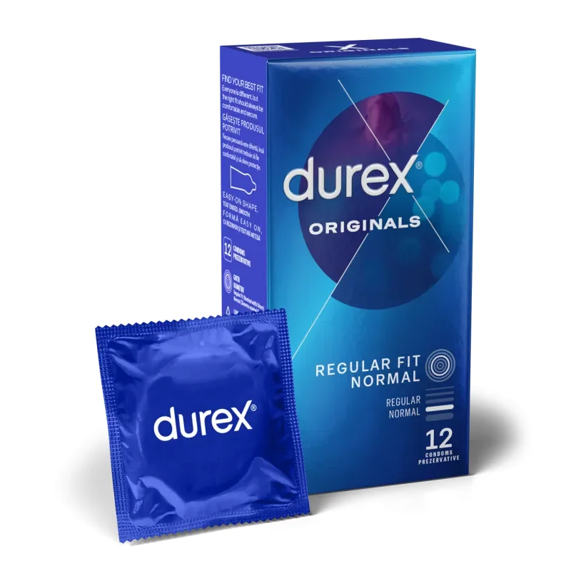 DUREX Prezervative clasice Originals lubrifiate si rezistente 1