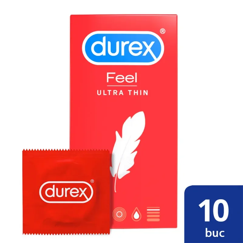 DUREX Prezervative ultra subtiri Thin Feel 1 cutie x 10 buc