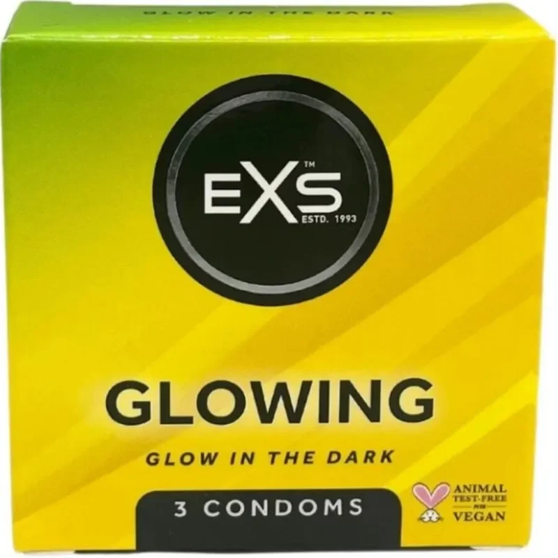 EXS CONDOMS Prezervative fosforescente – EXS