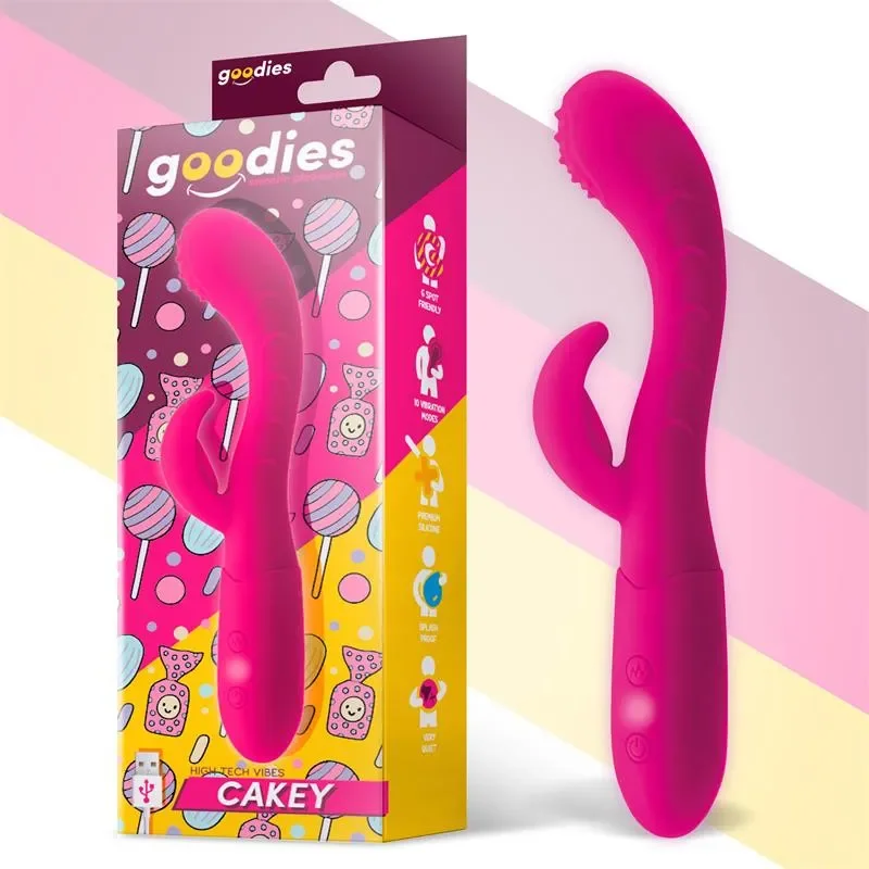 GOODIES Vibrator Cakey G-Spot and Rabbit Vibe rabbit pentru punctul