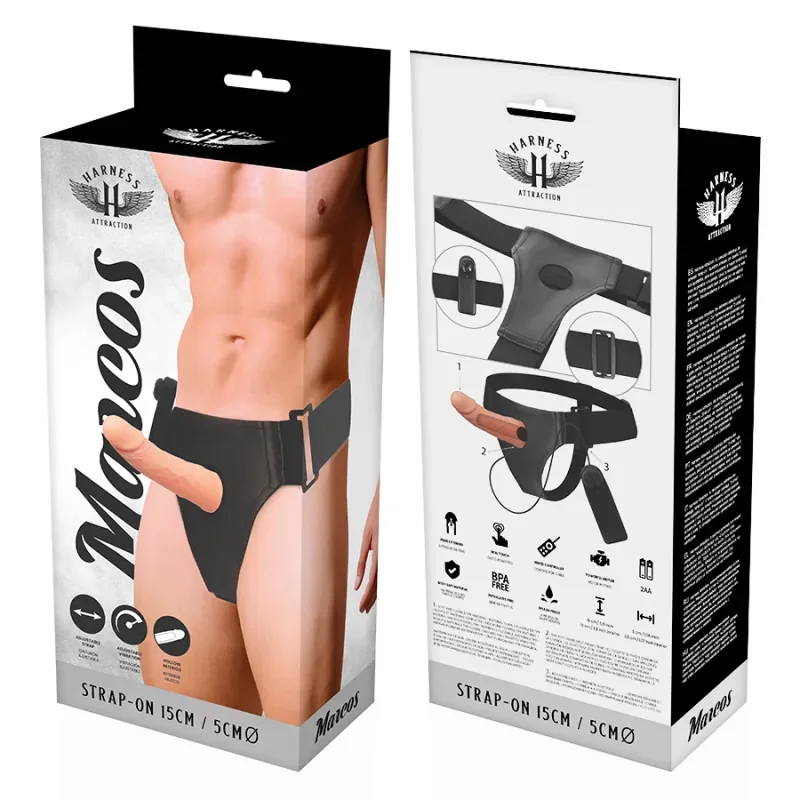 HARNESS ATTRACTION HAM – CADRU GOL PENTRU HAM CU VIBRATOR 15 CM -