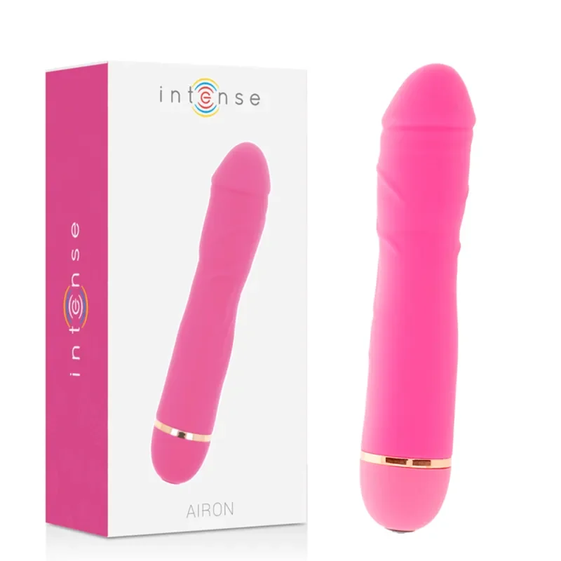 INTENSE Vibrator – AIRON din silicon roz cu 20 de moduri de v