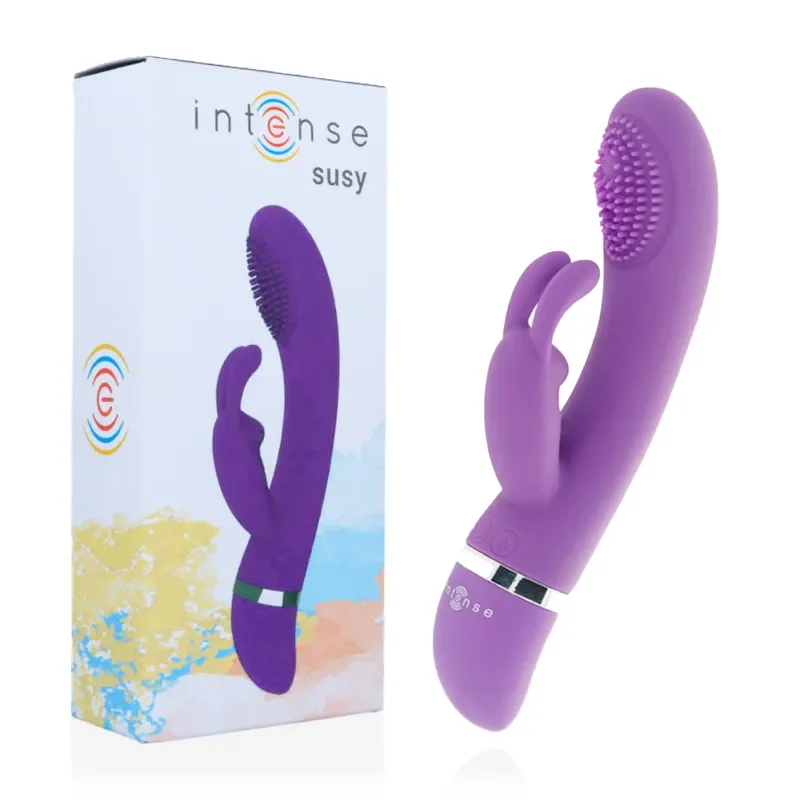 INTENSE Vibrator rabbit Susy din silicon oscilant lila –