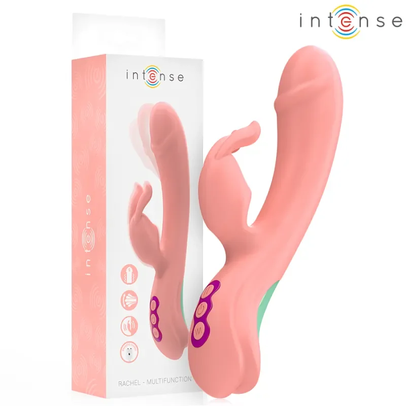 INTENSE Vibrator – RACHEL RABBIT cu vârf oscilant 5 moduri de vi