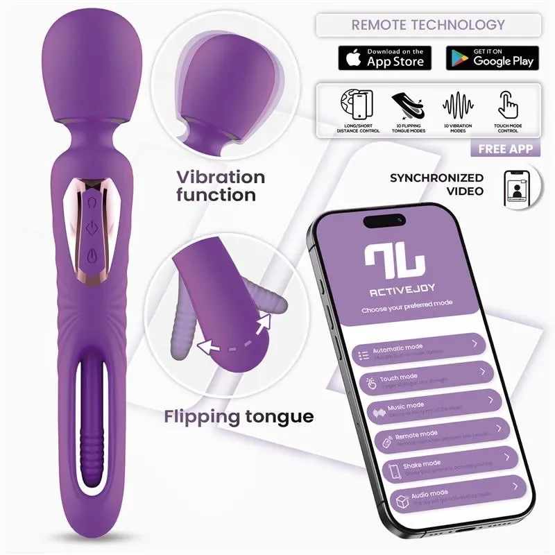 INTOYOU APP SERIES Salma Wand cu Limba Oscilanta si Control prin Aplicatie