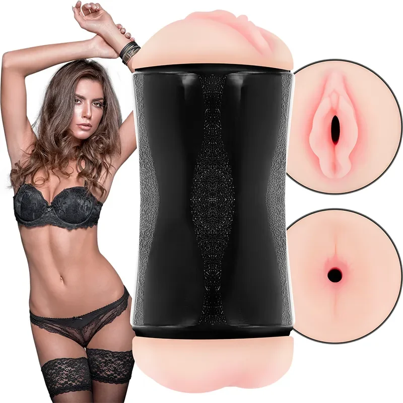 JAMYJOB Masturbator Randy cu două canale de stimulare –